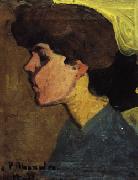 Amedeo Modigliani, Head of a Woman in Profile
